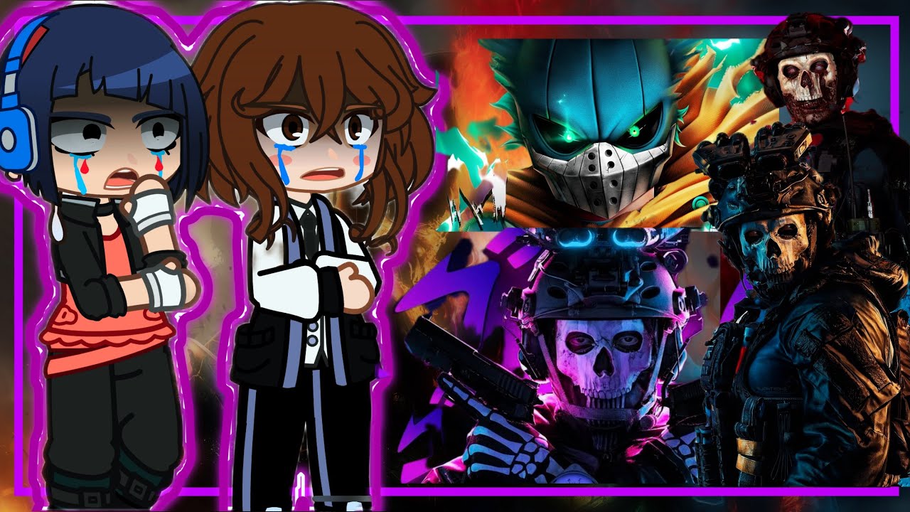 Past Class 1-A react to Deku as Ghost || MHA/BNHA | Call of Duty || Gacha react 🇺🇸🇧🇷