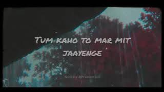 Marjawan - Bilal Khan (Lyrics Video)