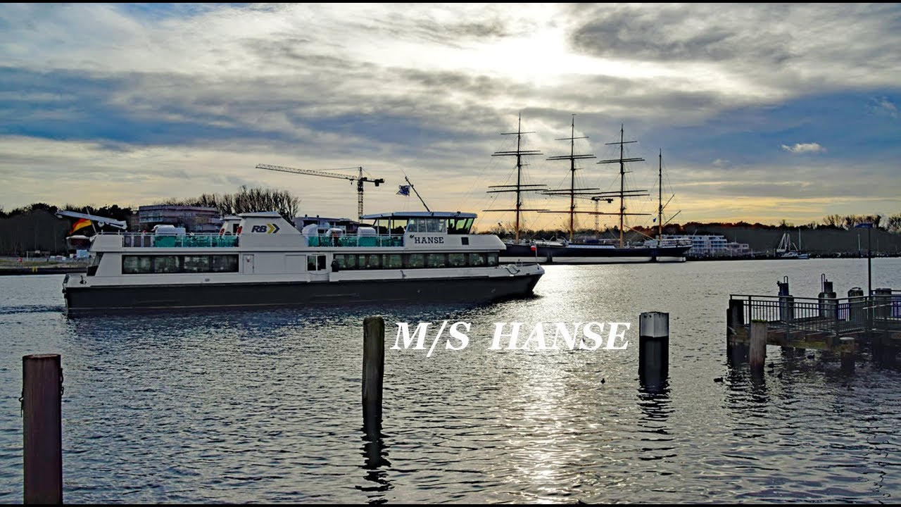Von Lübeck nach Lübeck-Travemünde mit M/S HANSE - YouTube