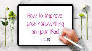 How To Write Neatly on Your iPad | LETTER WITH ME | September 2020