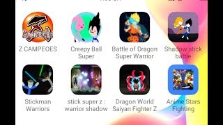 Z CAMPEOES,Creepy Ball Super,Battle of Dragon Super Warrior,Shadow Stick Battle,Stickman Warriors screenshot 2