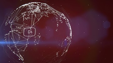 Wireframe Globe Youtube VZ Social Animation Clip With Audio
