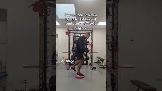 ACL rehabilitation #fitness #shorts #gym #strengthtraining #kneepain #acl #meniscus