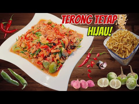Sambal Terong Lalap Bulat Udang Rebon