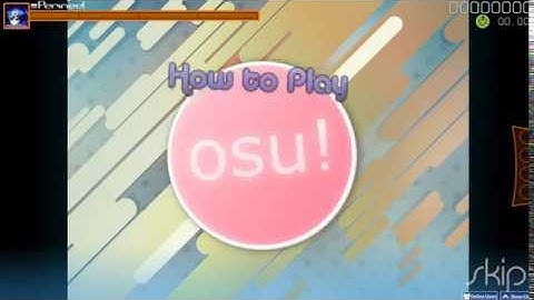 Peter Lambert - osu! tutorial + NoMod 0% 900pp