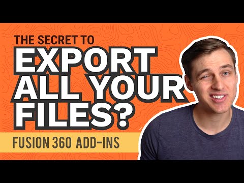 How to BULK Export Fusion 360 Files