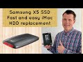 Get a super fast iMac with the external Samsung X5 NVMe Thunderbolt 3 SSD without opening your iMac