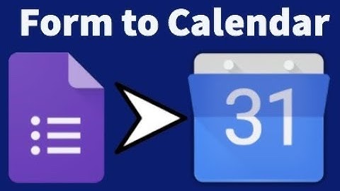 Form to Calendar - create an event from form submission automatically