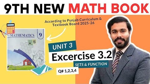 Ex 3.2 Class 9th Math New Book | Unit 03 | Operations | Venn Diagrams | Q (1-4)