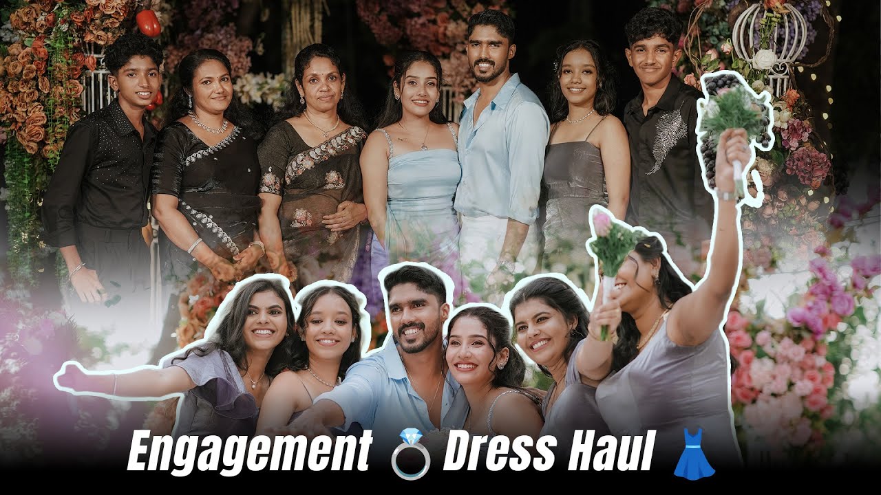 🦋 Engagement ന് Family & Friends ഇട്ട Dress 👗ഇതാണ് #engagementdressideas 