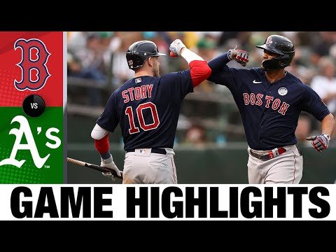 Red Sox Vs. A's Game Highlights (6/3/22) | MLB Highlights