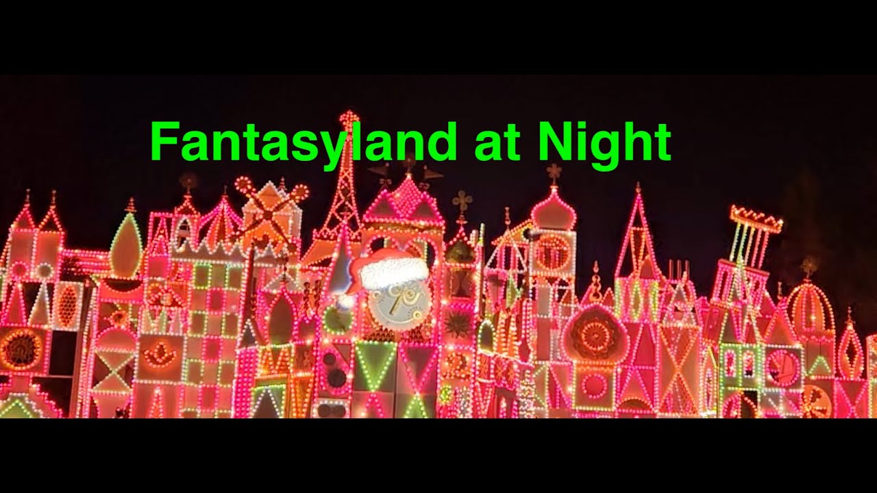 Disneyland Fantasyland at Night