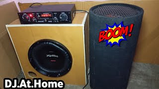 Power Full Bass DJ Setup At Home | Dulcet Amplifier Sony Subwoofer Volcano BassTube Using At Home