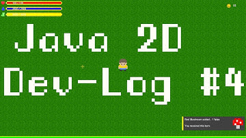 JAVA 2D Game DEV-LOG # 4 | Notifications - Enemys can die/drop items - Optimised Player Movement