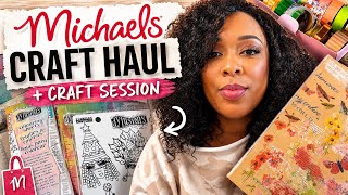 Michael’s Craft Haul | Using Rub Ons to Beautify My Journal | Craft With Me