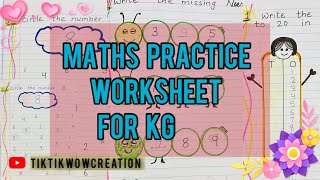 Daily Practice worksheets | Number Worksheets for kindergarten | Worksheets for Nursery | lkg | ukg screenshot 2