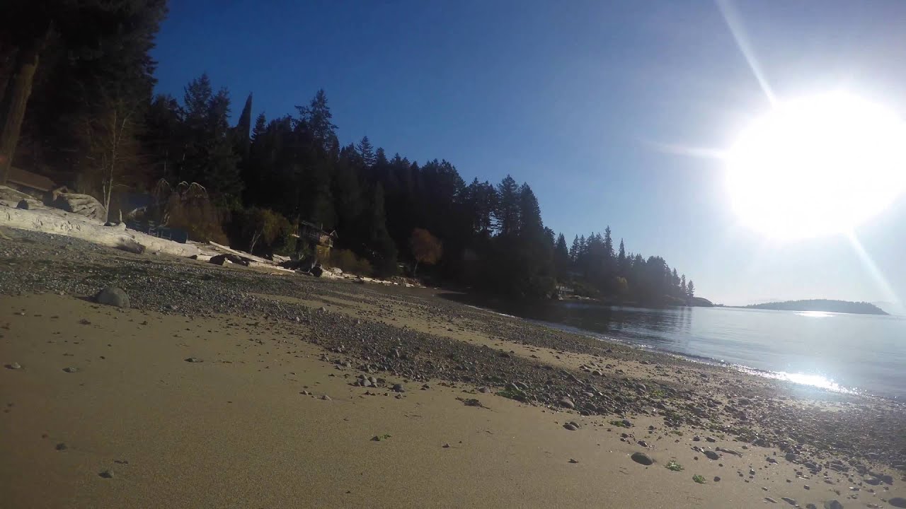 Sunshine Coast Zen moments:  walk on a beach