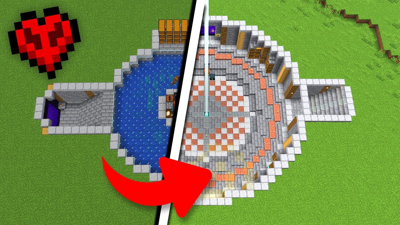 High Minecraft Base I Upgraded My Base in Minecraft Hardcore - YouTube