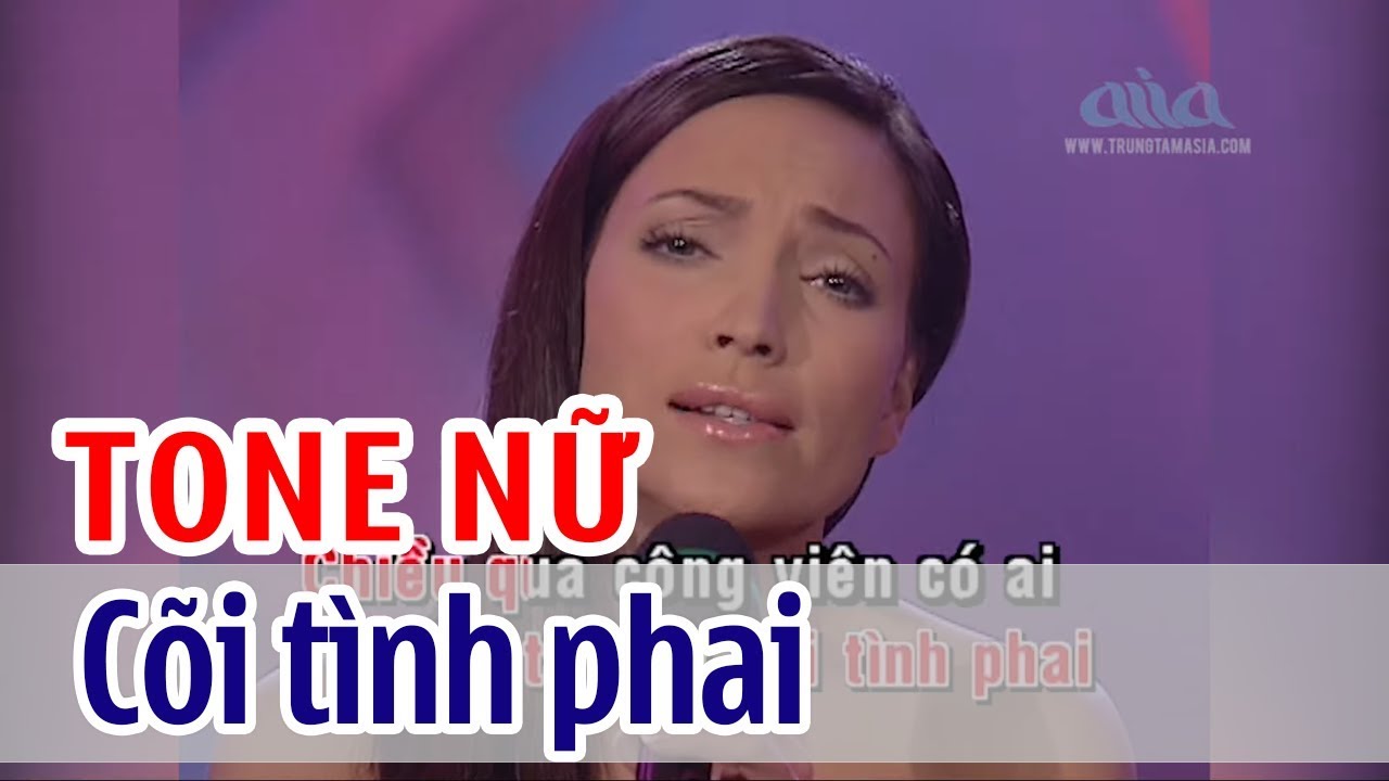 Cõi Tình Phai - KARAOKE | Tone Nữ | Thanh Hà