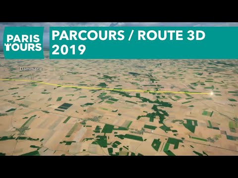 Parcours / Route 3D - Paris - Tours 2019