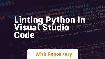 linting python in visual studio code