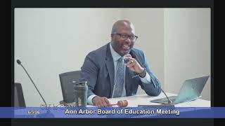 Ann Arbor Public Schools Board of Education Meeting 6/3/26
