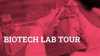 Lab tour through our biotech labs