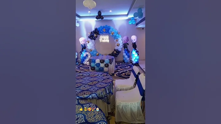Boss Baby Theme On Second Birthday #bossbaby #secondbirthday #balloondecoration #nakodar #punjab