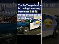There's six or seven more hours until the new Buffalo police car😂 4 o'clock that means in 7 hours😂