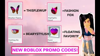 New Free Items On Roblox Wings Bear Mask Fox Hood And Floating Heart Promo Codes Youtube - free bear mask on roblox