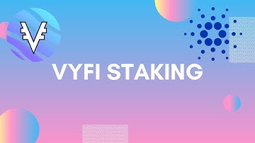 Cardano: VyFi Staking