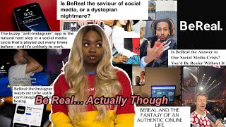 sorry, you’re not actually “being real”