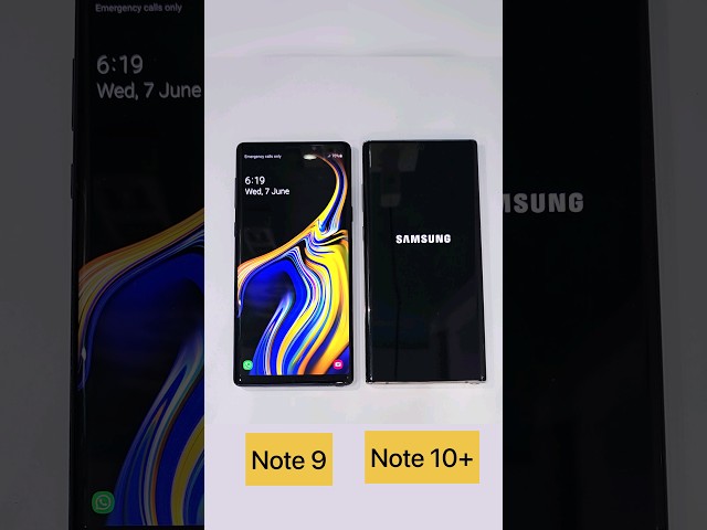 Samsung Note 9 Vs Note 10 Plus boot speed test #samsung #youtubeshorts #shorts