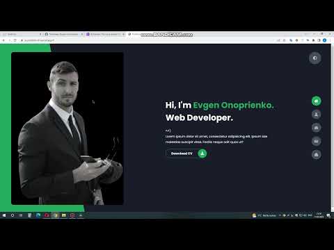 001 Website beautiful modern design. Frontend. Portfolio. Responsive. Html, css, javascript.