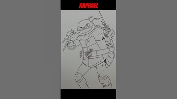 How To Draw Raphael | Tmnt Mutant Mayham #shorts #drawing #draw #tmnt
