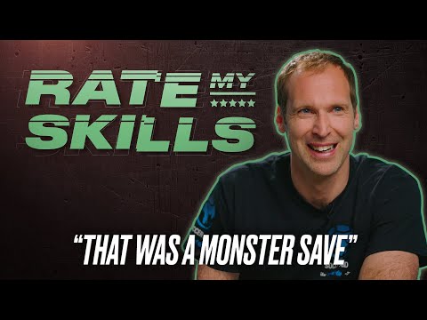 Chelsea's Petr Cech Reacts To Goalkeeping Fails Ft. Cal The Dragon | Rate My Skills | @LADbible TV