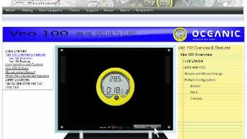 DiveNav - Taking Online Classes -  m4s1