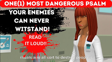 One (1) Most Dangerous Psalm Your Enemies Can Never Withstand – Wake Up!! (Christian Animation)