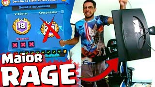 MAIOR RAGE DESAFIO DA CLASH ROYALE LEAGUE - AO VIVO