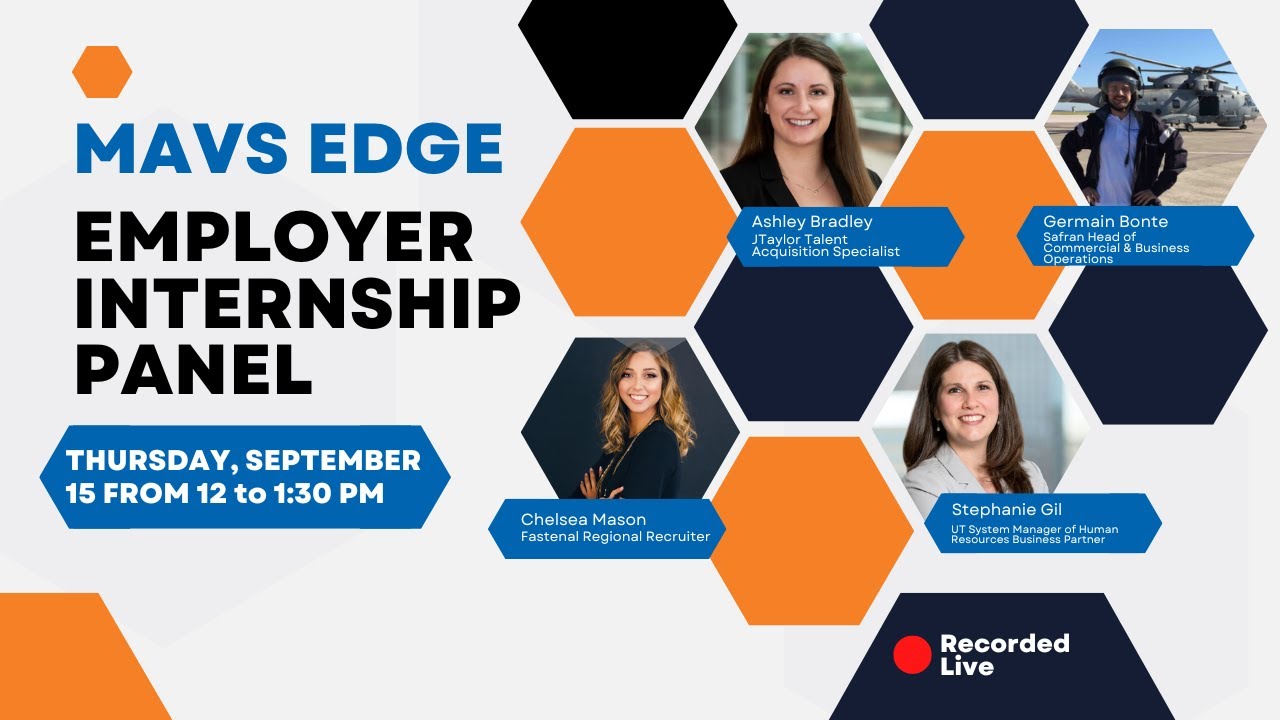 EDGE Employer Internship Panel, 09.20.2022 (Fall 2022) - YouTube
