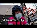 FOODPANDA BIKER/CYCLIST VLOG 030 | 4 HOURS DUTY | 1 SHIFT