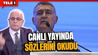 Merdan Yanardağ, TÜSİAD Başkanı Orhan Turan'ın konuşmasını okudu! \