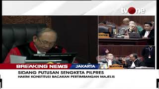 Wahiduddin Adams Bacakan Sanggahan Tkn Terhadap Tuduhan Bpn 02  Sidang Putusan Sengketa Pilpres