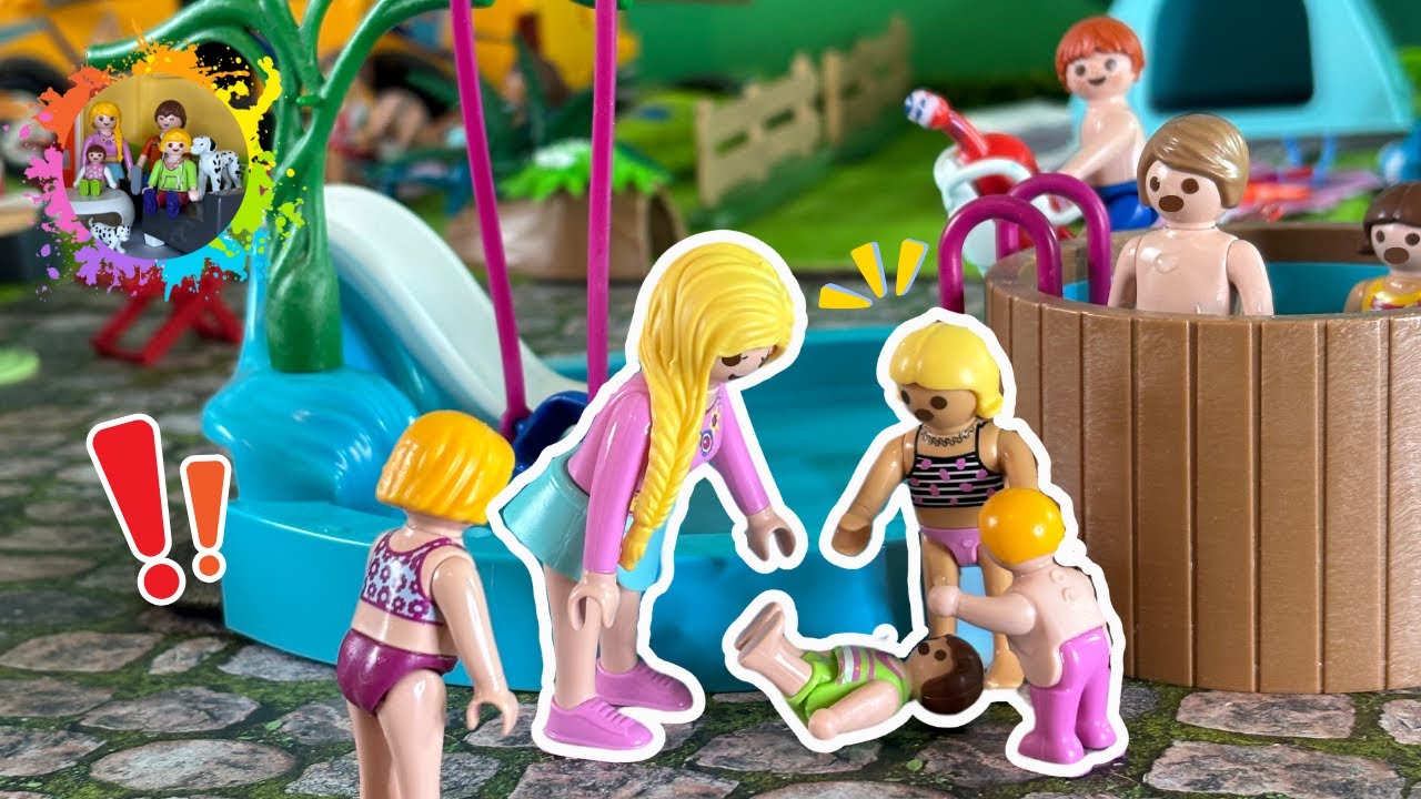 Playmobil Familie Schmidt: Pool-Unfall beim Camping-Ausflug!