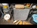 How to remove car radiator (scorpio,bolero)
