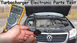 Volkswagen Passat ALL Turbocharger Electronics Bench Test 1.6 TDI