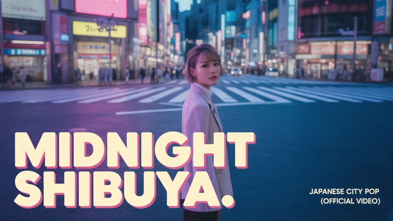 Midnight Shibuya  | 日本のシティポップ 80’s Japanese City Pop (Official Video)