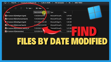 How to Find Files by Date Modified in Windows 11