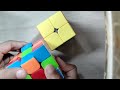 Tutorial video with 4 #rubikscube ... chaker board pattern..9 years old boy 🎉💕