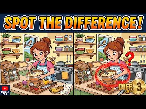 [Spot the Difference Brain Training] Can You Find What Others Miss?